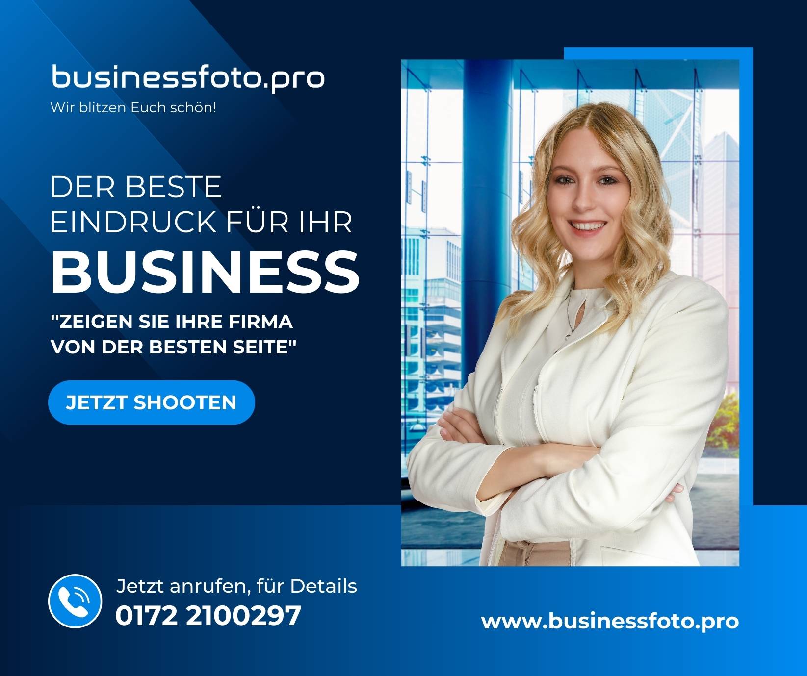 Corporate Fotografie von Managerin eines Konzerns